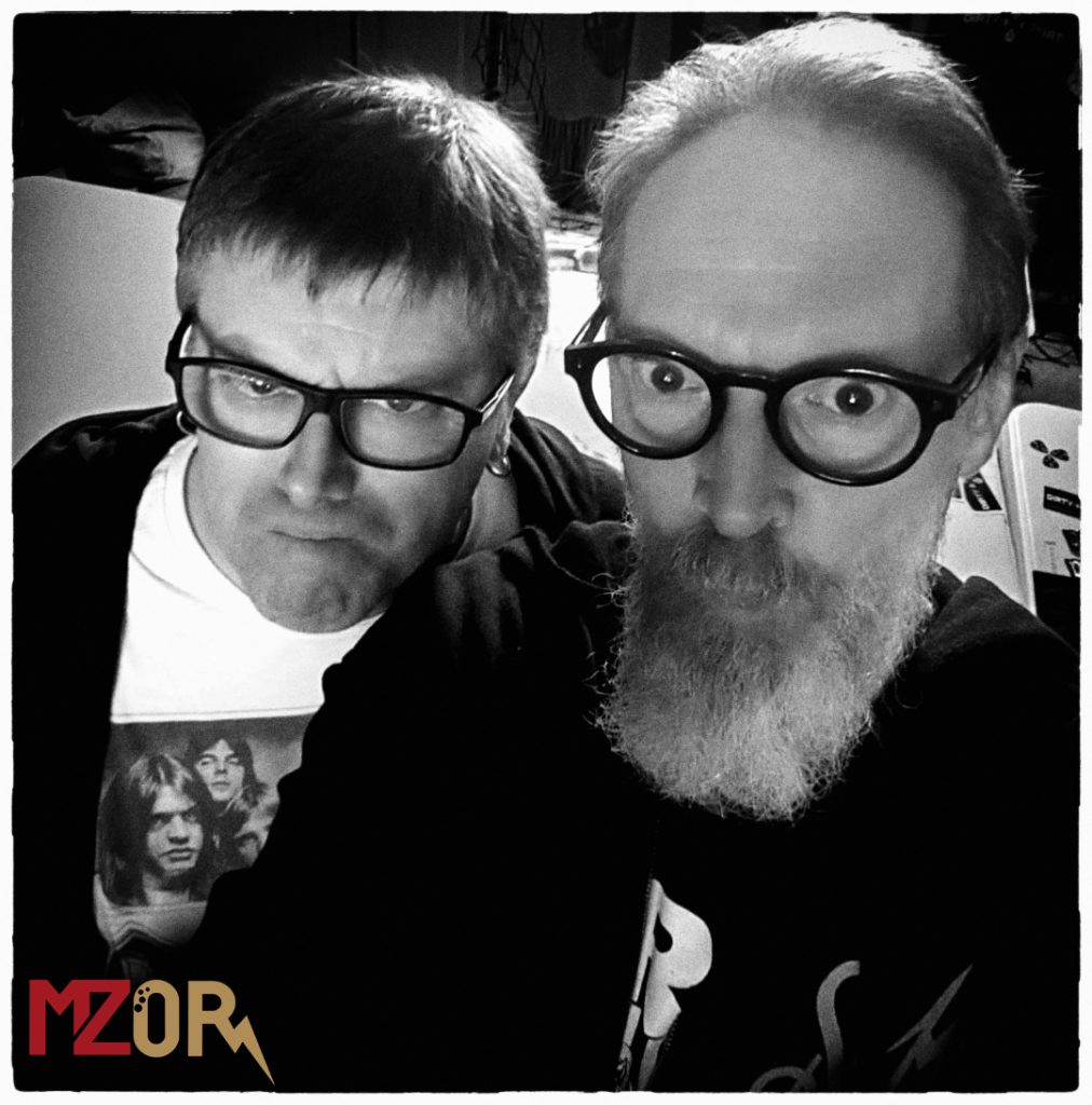 Portraits de Jérôme et Stéphane de MZOR - METAL ZONE Oxygène Radio, le webzine qui rock fort !