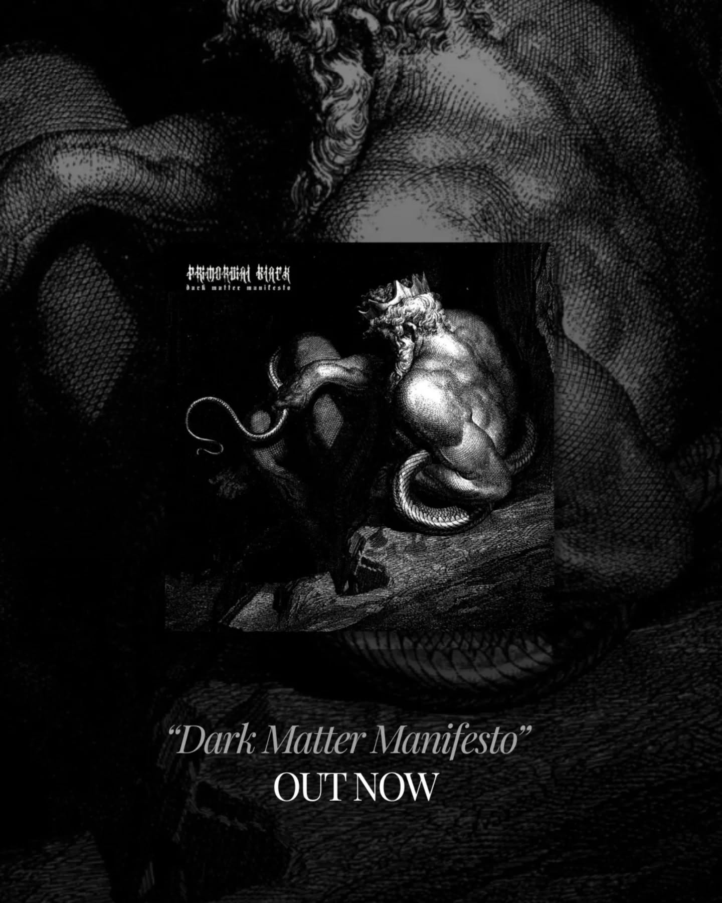 Primordial Black album cover pour le webzine MZOR Metal Zone Oxygène Radio & L'Univers de Nuna