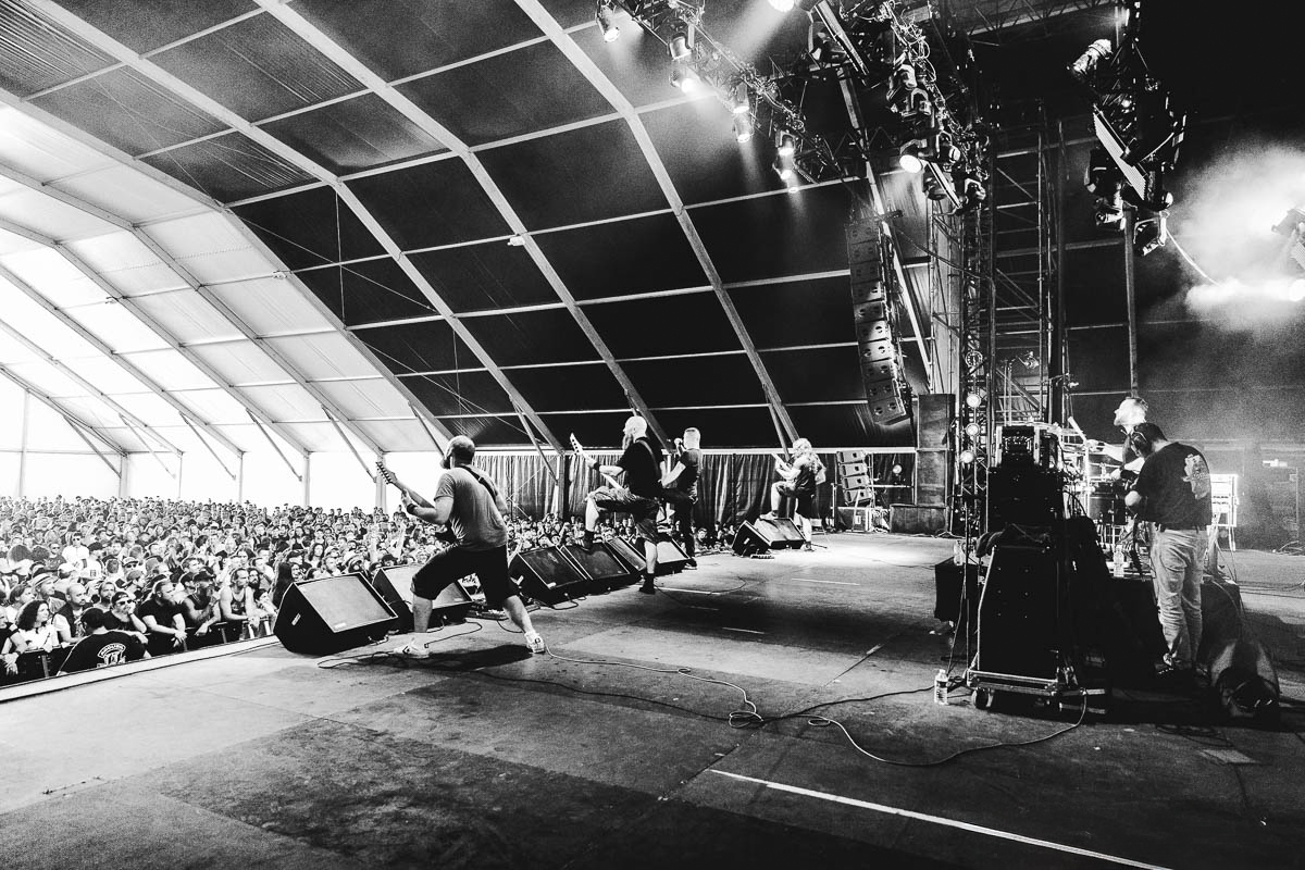 Gorod, performing Hellfest Festival 2023, June 17th 2023 (c) Leonor Ananke