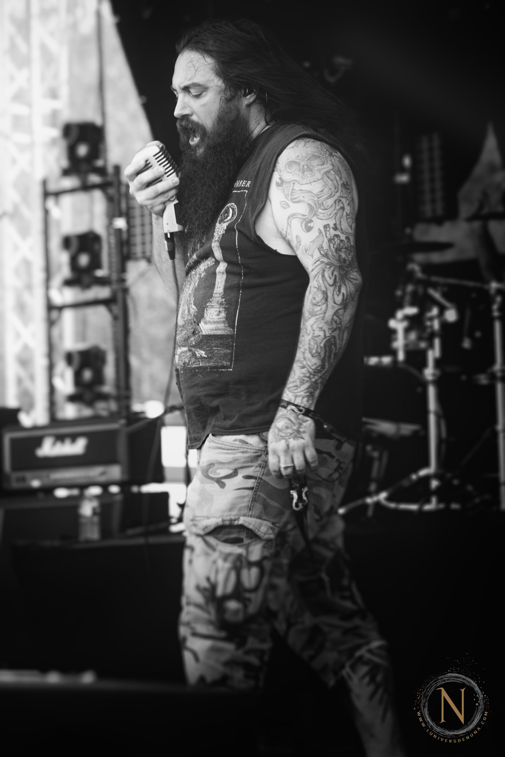 Photographies of DEATH DECLINE at the Barbeuk Metal Fest IV by luniversdenuna.com