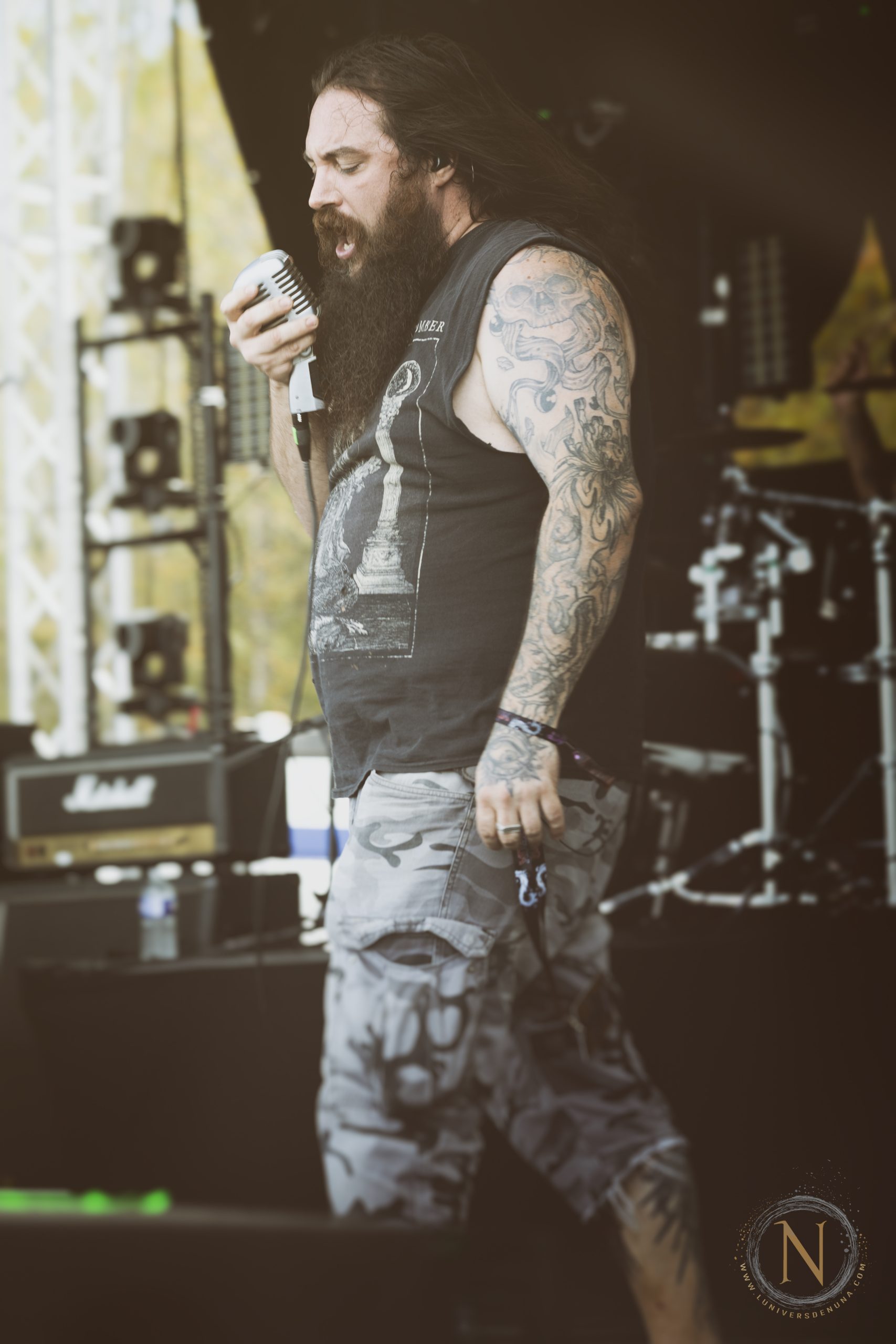 Photographies of DEATH DECLINE at the Barbeuk Metal Fest IV by luniversdenuna.com