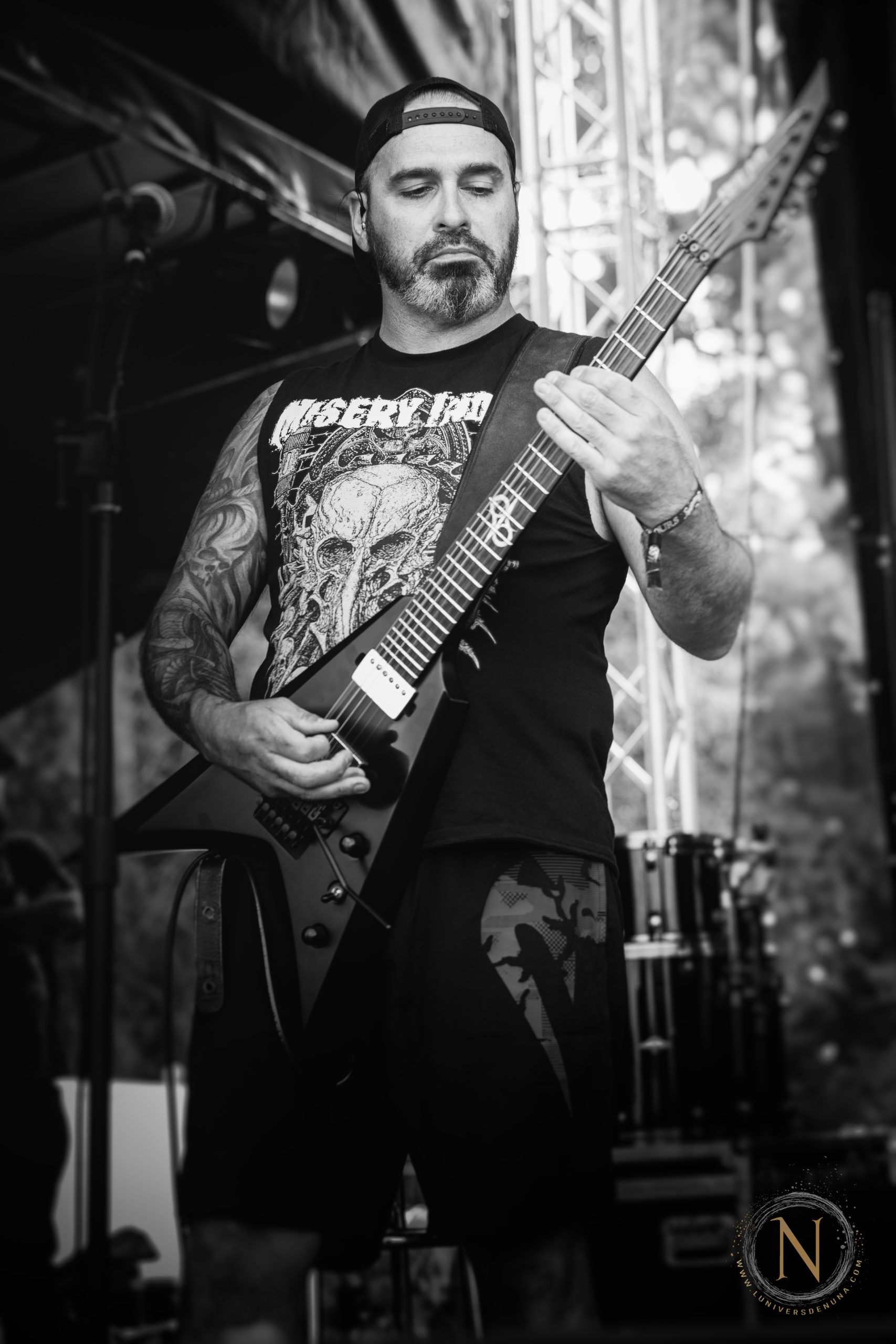 Photographies of DEATH DECLINE at the Barbeuk Metal Fest IV by luniversdenuna.com