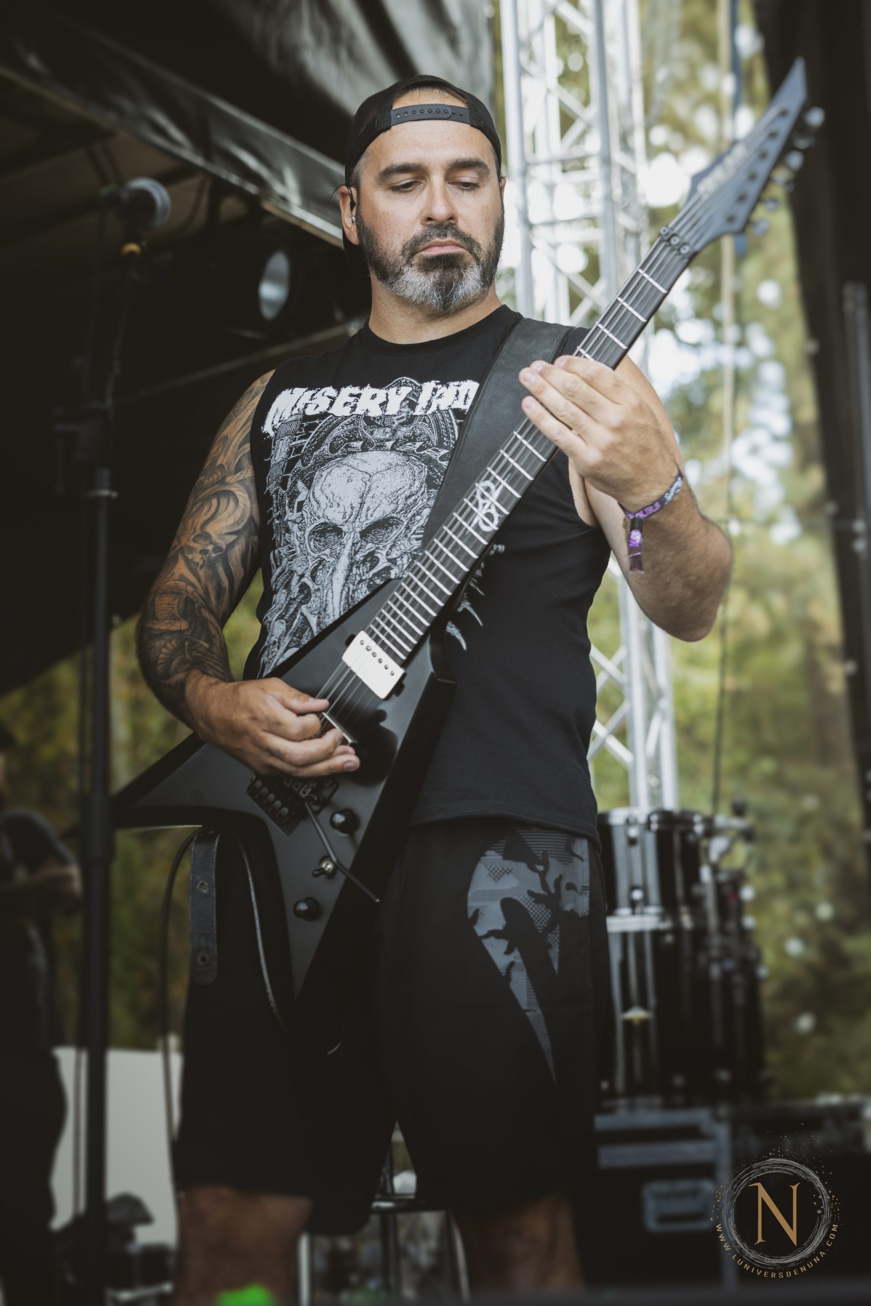 Photographies of DEATH DECLINE at the Barbeuk Metal Fest IV by luniversdenuna.com