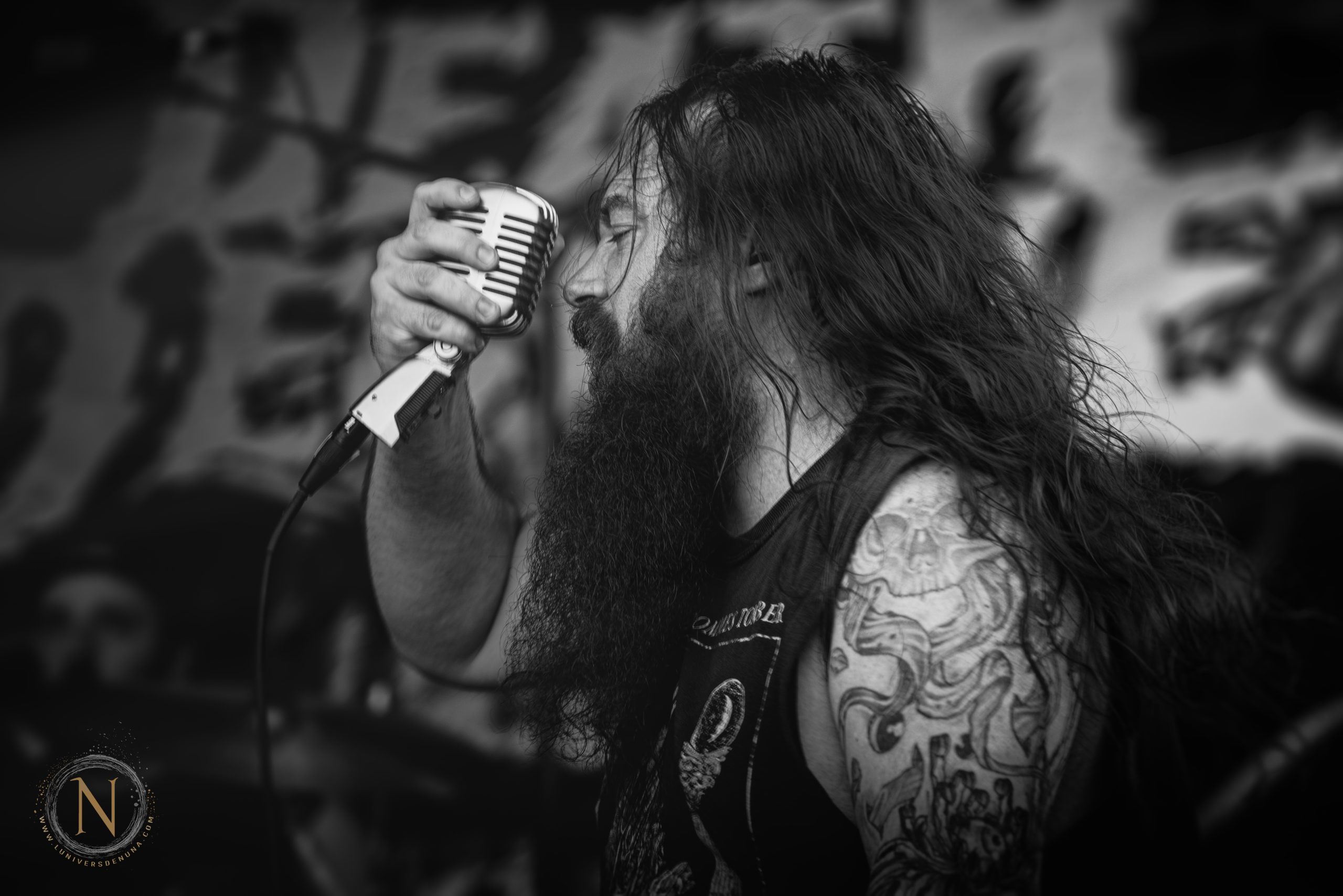 Photographies of DEATH DECLINE at the Barbeuk Metal Fest IV by luniversdenuna.com