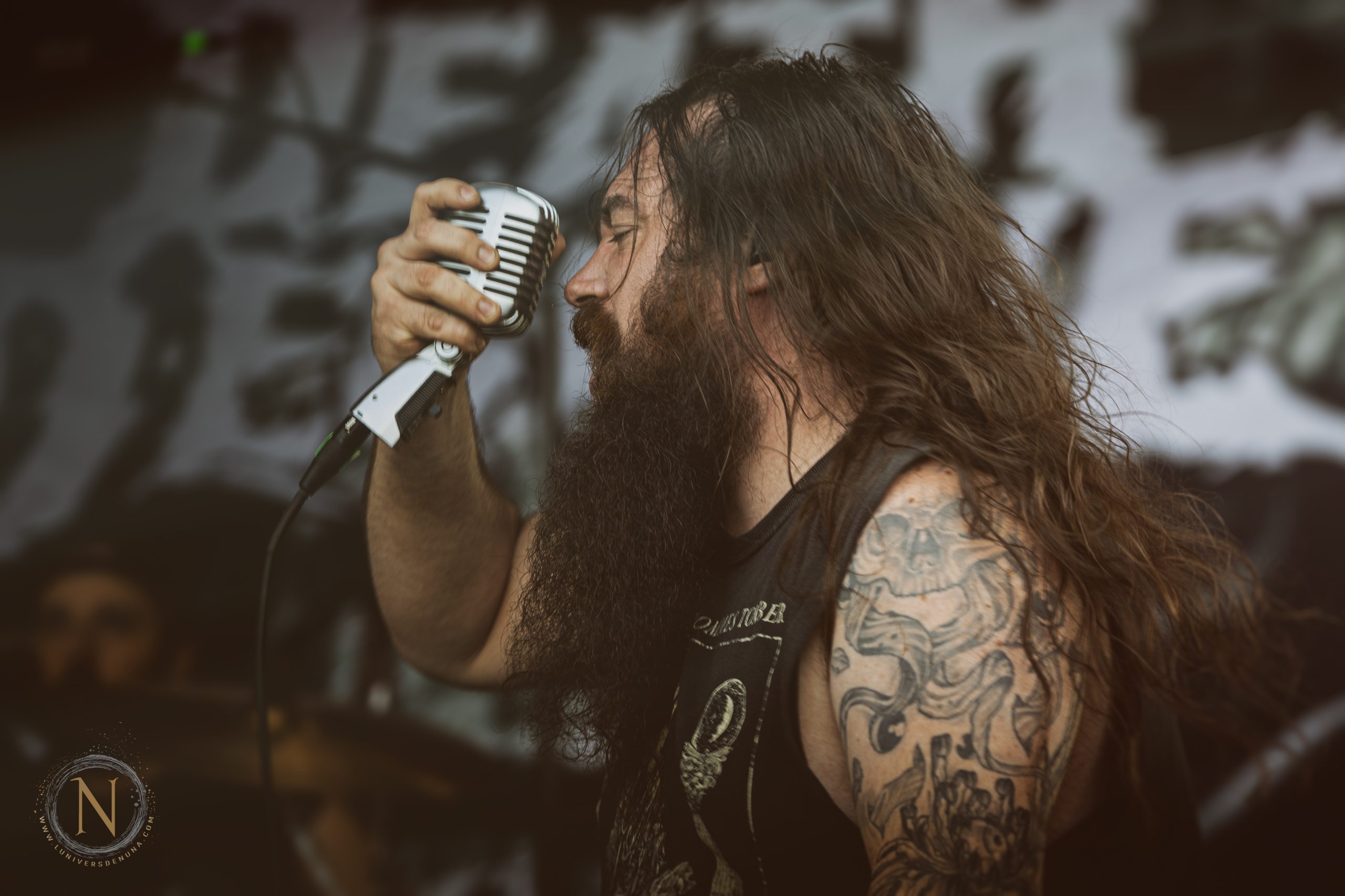 Photographies of DEATH DECLINE at the Barbeuk Metal Fest IV by luniversdenuna.com