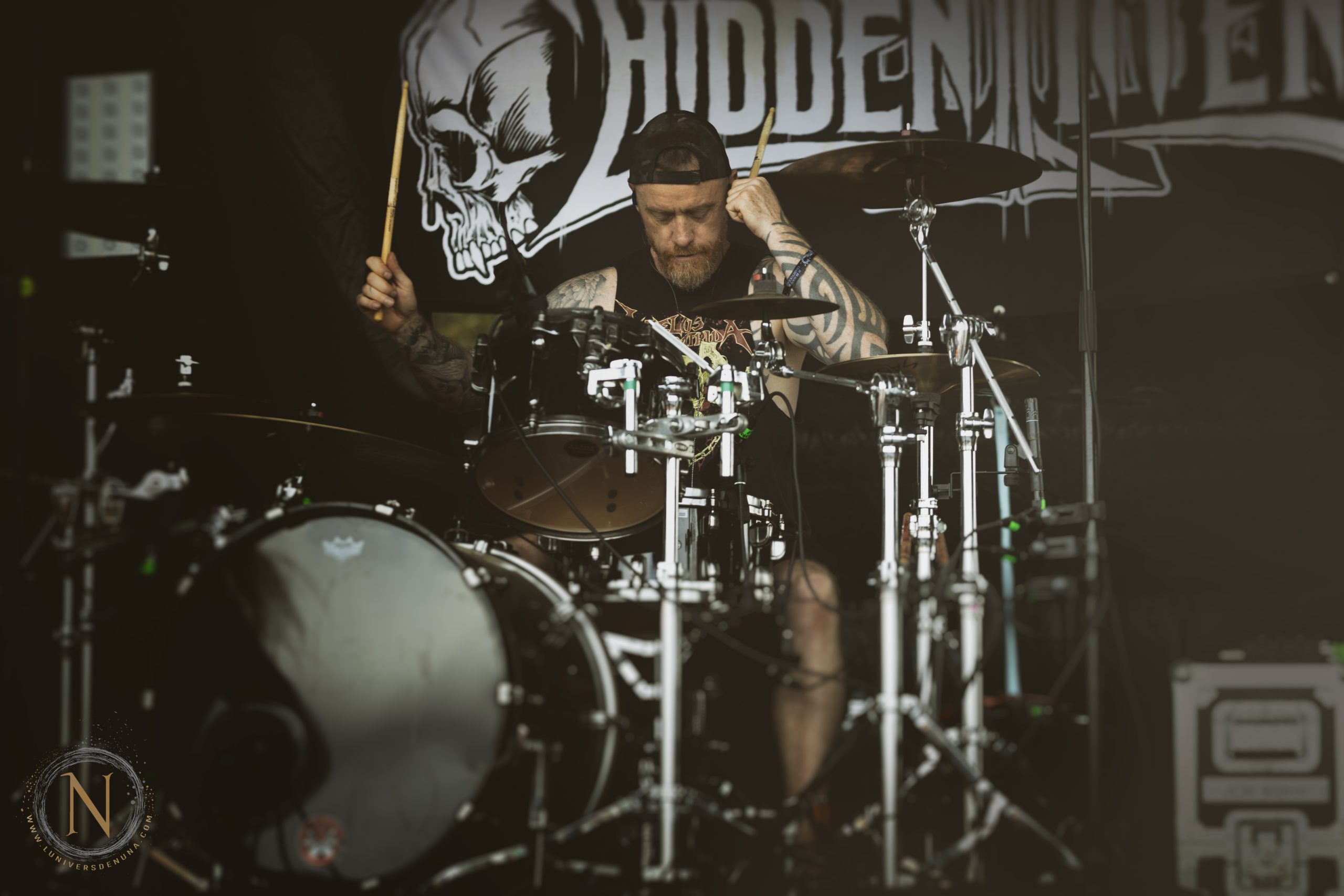 Photographies of HIDDEN INTENT at the Barbeuk Metal Fest IV by luniversdenuna.com