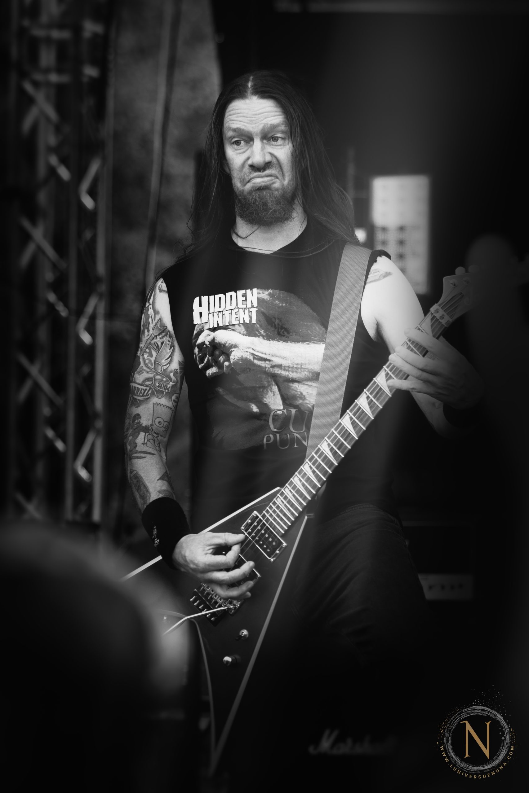 Photographies of HIDDEN INTENT at the Barbeuk Metal Fest IV by luniversdenuna.com