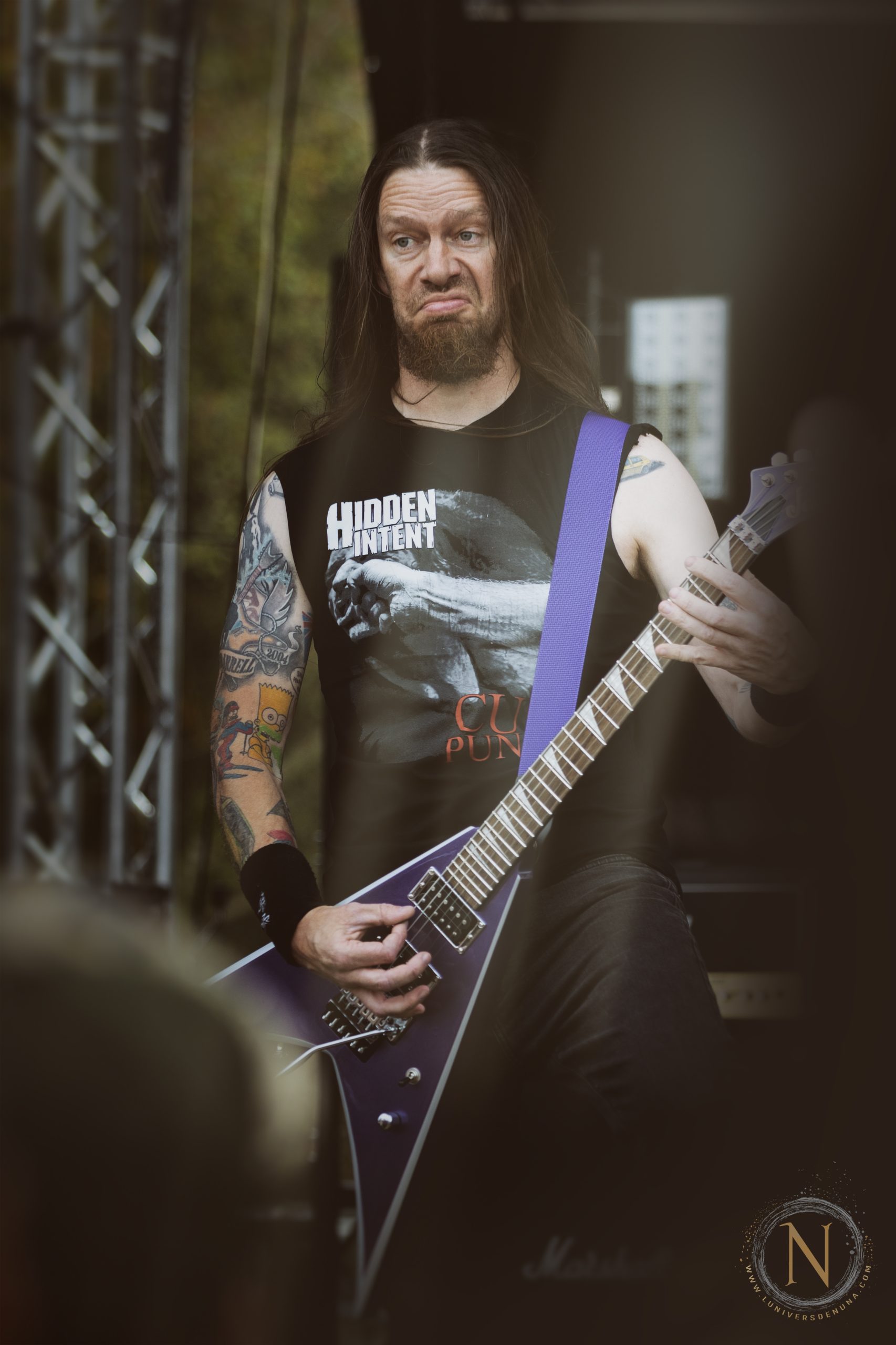 Photographies of HIDDEN INTENT at the Barbeuk Metal Fest IV by luniversdenuna.com